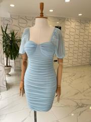 Drape elbise - Bebemavi
