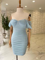 Drape elbise - Bebemavi