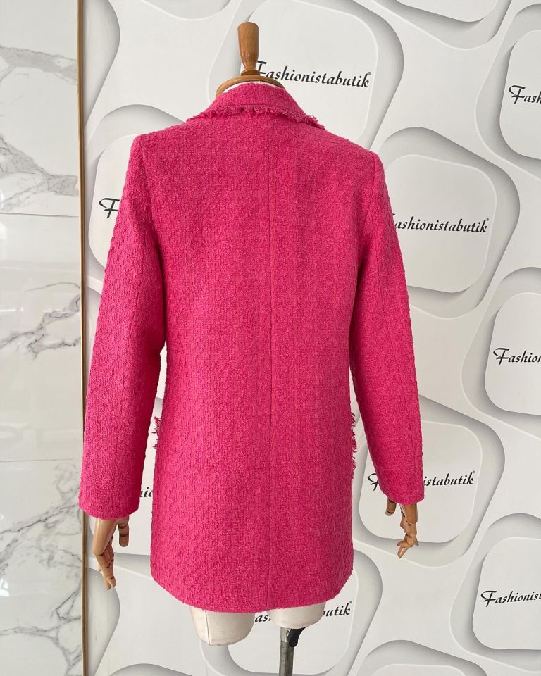 Tüvit Ceket Pembe