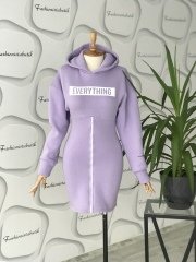 Lila Sweat elbise