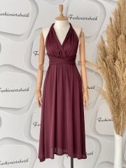 1 Elbise 4 model - Bordo