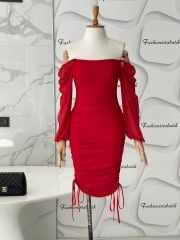 1 elbise 3 model - Kırmızı