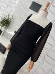 1 elbise 3 model - Siyah