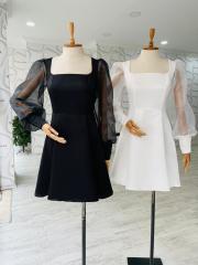 Diamond elbise - Beyaz