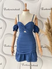 bomb triple dress - Indigo