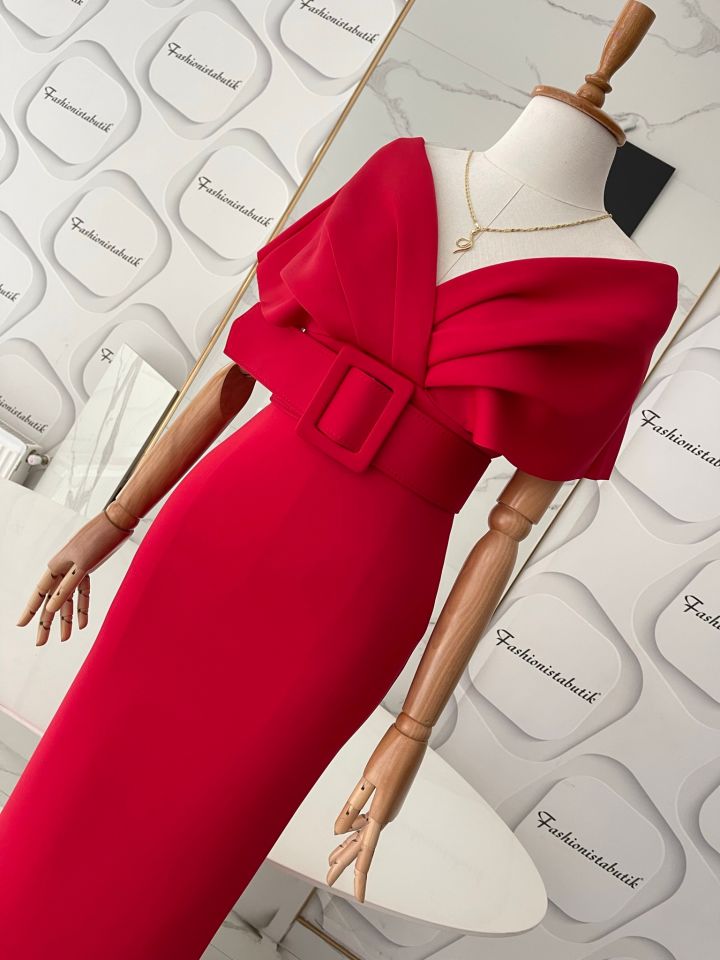 Milana dress - Kırmızı