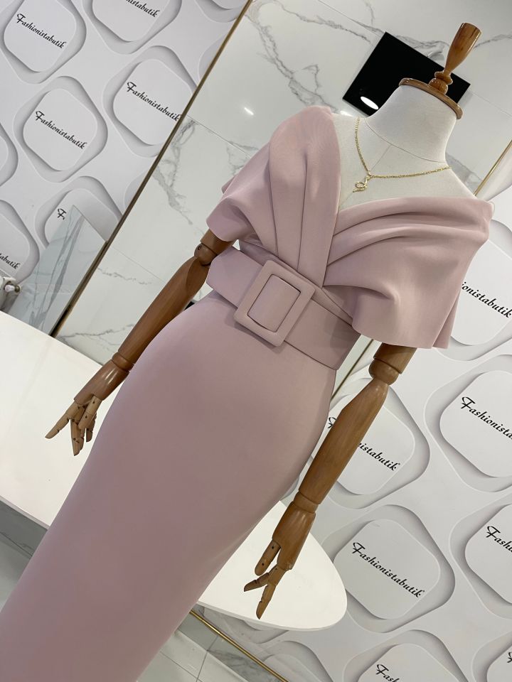 Milana dress - Pudra