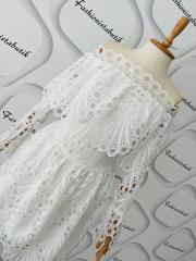 white and black madonna dress - Beyaz