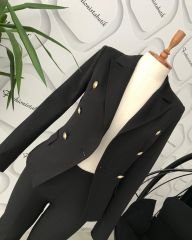 Blazer ceket takım - Siyah
