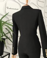 Blazer ceket takım - Siyah
