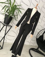 Blazer ceket takım - Siyah