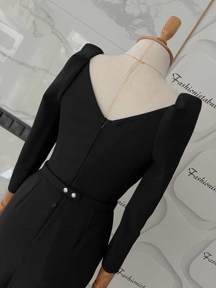 Midi Dress - Siyah