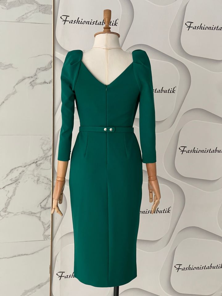 Midi Dress - Zümrüt